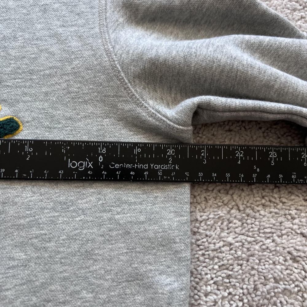 Hillflint X Whitney Shop Whitney Biennial Sweatshirt Mens Small Gray Graphic - Picture 11 of 15